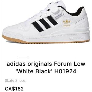 Adidas Forum Black with Gold and Gum Sole (unisex)